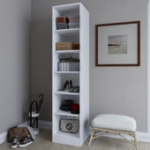 Midoser Lucas Tek Kapılı 6 Raflı Çok Amaçlı Dolap - 4