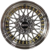 Tofaş Uyumlu Powcan BK-942 10X16 4X100 ET20 73.1 Chrome Jant - 1