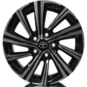 Toyota Uyumlu EMR-15237 6.5X15 5X114.3 ET40 60.1 Black Diamond Jant - 1