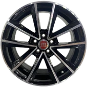 Renault Uyumlu Sonic-1009 7.0X16 5X114.3 ET35 66.1 Black Diamond Jant - 1