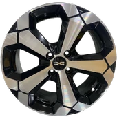 Renault Uyumlu Truva-427 6.5X16 5X114.3 ET32 66.1 Black Diamond Jant - 1