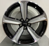 Audi Uyumlu EMR-S1015 BabaYaga 8.0X18 5X112 ET35 66.45 Black Diamond Jant - 1