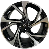 Renault Uyumlu DY-907 7.5X17 4X100 ET40 60.1 Black Diamond Jant - 1