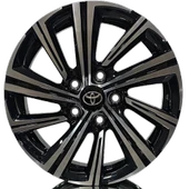 Toyota Uyumlu Truva RC-337 6.5X16 5X114.3 ET40 60.1 Black Diamond Jant - 1