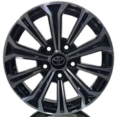 Toyota Uyumlu DY-605 6.5X15 5X114.3 ET39 60.1 Black Diamond Jant - 1