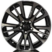 Toyota Uyumlu Powcan BK-Y0057 7.0X17 4X100 ET40 60.1 Black Machined Jant - 1