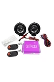 Motosiklet Yüksek Ses Mp3 Çalar Radyo Alarm Yüksek Sesli Bluetooth - 1