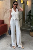 Halter Yaka Yelekli Modal Takım 10144 - 4