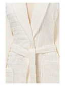 Özdilek Land Aile Bornoz Seti İndigo Krem 2584 - 2