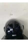 Motosiklet Yarım Kask Siyah - 5