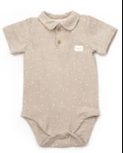 Bebek 2li Kısa Kollu Badi Müslin %100 Pamuk, Bebek ve Yenidoğan Serisi - - 3