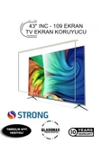 Glassmax Strong Srt /43us2550 Uyumlu 43" Inç 109 Ekran Tv Ekran Koruyucu thumbnail 1