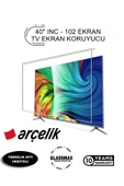 Glassmax Arçelik 40L5950 Uyumlu 40" Inç 102 Ekran Tv Ekran Koruyucu thumbnail 1