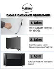 Glassmax Arçelik 65A7150F Uyumlu 65" Inç 165 Ekran Tv Ekran Koruyucu thumbnail 7