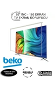 Glassmax Beko 65UK8600 Uyumlu 65" Inç 165 Ekran Tv Ekran Koruyucu - 1