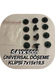SAYPİ  Üniversal Döşeme Klipsi Gri 7×15×19,6 12 ADET - 2
