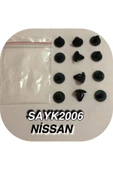 SAYPİ  Nissan Döşeme Klipsi 12 ADET - 2