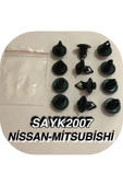 SAYPİ  Nissan - Mitsubishi Döşeme Klipsi 12 ADET - 2