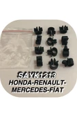 SAYPİ  Honda - Renault - Mercedes - Fiat Döşeme Klips 12 ADET - 2