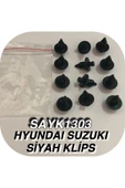 SAYPİ  Hyundaı Suzukı Siyah Döşeme Klıps 12 ADET - 2