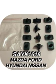 SAYPİ  Mazda Ford Hyundaı Nissan Döşeme Klipsi 12 ADET - 2