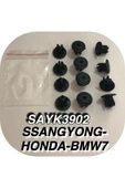 SAYPİ  Ssangyong - Honda - Bmw7 Döşeme Klips 12 ADET - 2