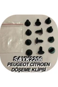 SAYPİ  Peugeot Cıtroen Döşeme Klipsi 12 ADET - 2
