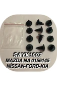 SAYPİ  Mazda :na0156145nissan - Ford - Kia Döşeme Klipsi 12 ADET - 2