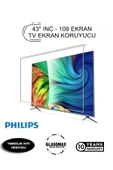 Glassmax Philips 43PUS7505/12 Uyumlu 43" Inç 109 Ekran Tv Ekran Koruyucu thumbnail 1