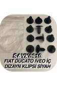 SAYPİ  Fiat Ducato Iveco Iç Dizayn Döşeme Klipsi Siyah 12 ADET - 1