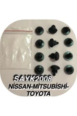 SAYPİ  Nissan - Mitsubishi - Toyota Döşeme Klipsi 12 ADET - 2
