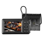 20 Metre 2 Kameralı Monitörlü Sert Tel Kablolu Yılan Kamera - 1