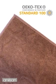 6'lı Kahverengi Banyo Havlusu - 70x140 Cm, 490 Gr, %100pamuk, Spa Ve Otel Havlusu, Günlük Kullanıma - 4