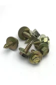 SAYPİ  Kendinden Pullu Koç Vidası Sarı 6,3x19 311821143 Opel 12138530118 Bmw Ford 10 ADET - 1
