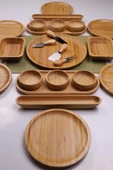 Atbyhome Bambu Zen 6 Kişilik 23 Parça Şık Bambu Kahvaltı Takımı - Kahvaltı Seti - 2