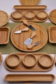 Atbyhome Bambu Zen 6 Kişilik 23 Parça Şık Bambu Kahvaltı Takımı - Kahvaltı Seti - 3