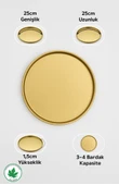 24cm Altın Kaplı Sunum Tabağı thumbnail 5