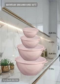 4’lü Yuvarlak Saklama Kabı Seti BPA FREE - 3