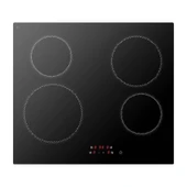Lanova Vitro 3207B01 - VC5208 - 3220B6 Elektrikli Siyah Cam Ankastre Set - 3