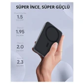 AUKEY PB-MS02 30W 10000 mAh MagSafe Kablosuz Taşınabilir Şarj Cihazı - 2