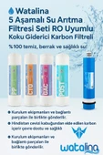 watalina  5’li Su Arıtma Filtre Seti – Sediment Gac Cto Membran Post Karbon thumbnail 2
