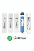 Ortimax  Su Arıtma Cihazı Uyumlu 5li Filtre Set - 1