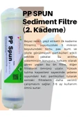 Ortimax  5'li Su Arıtma Filtre Seti – PP Sediment, GAC, CTO Karbon, Membran ve Post Karbon - 4