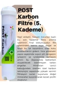 Ortimax  5'li Su Arıtma Filtre Seti – PP Sediment, GAC, CTO Karbon, Membran ve Post Karbon - 7