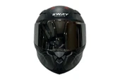 KASK SWAY SW 820 820 XAMURAI FULL FACE GÜMÜŞ VİZÖR thumbnail 2