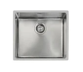 ASİL KROM 40X45 PASLANMAZ ÇELİK DÜZ EVYE (SİFON DAHİL) SANCAK ALİMER - 3