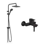 Hansgrohe Vernis Shape Mat Siyah Duş Kolonu Seti - 1