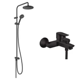 Hansgrohe Vernis Blend Mat Siyah Duş Kolonu Seti - 1