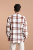 OVERSİZE ERKEK ODUNCU EKOSELİ GÖMLEK thumbnail 4