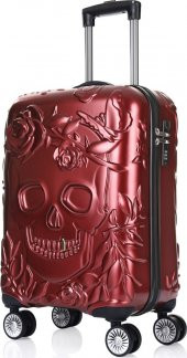 Ççs 5217 Kuru Kafa Polikarbon Orta Boy Valiz Bordo - 2